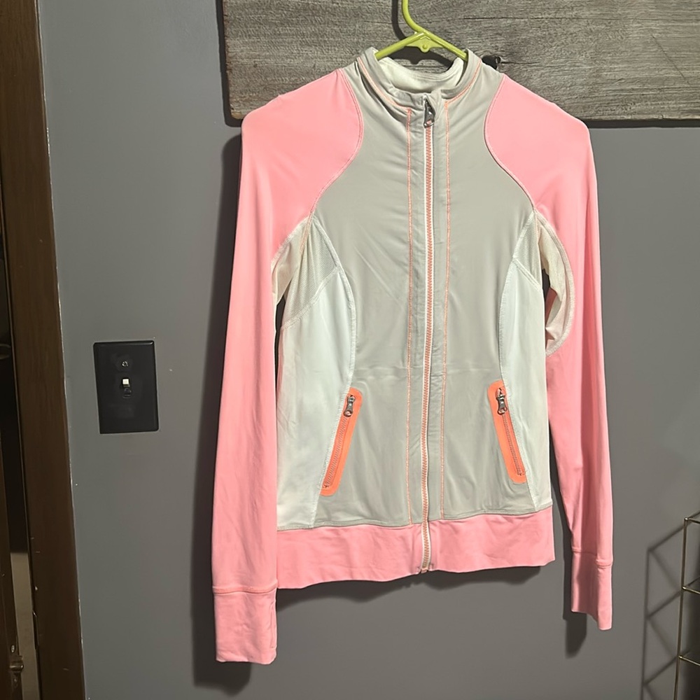 Rare Lululemon coral reflective define jacket